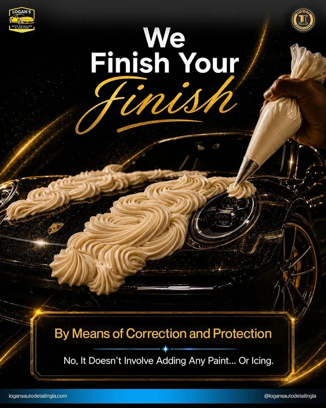 We finish your finish. No icing required, just proper correction and protection.