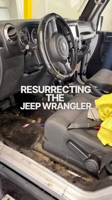 This Jeep Wrangler needed more than a quick clean. We brought the interior back from neglected to refreshed, with every hard-to-reach area g…